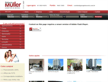 Tablet Screenshot of garageimoveis.com.br